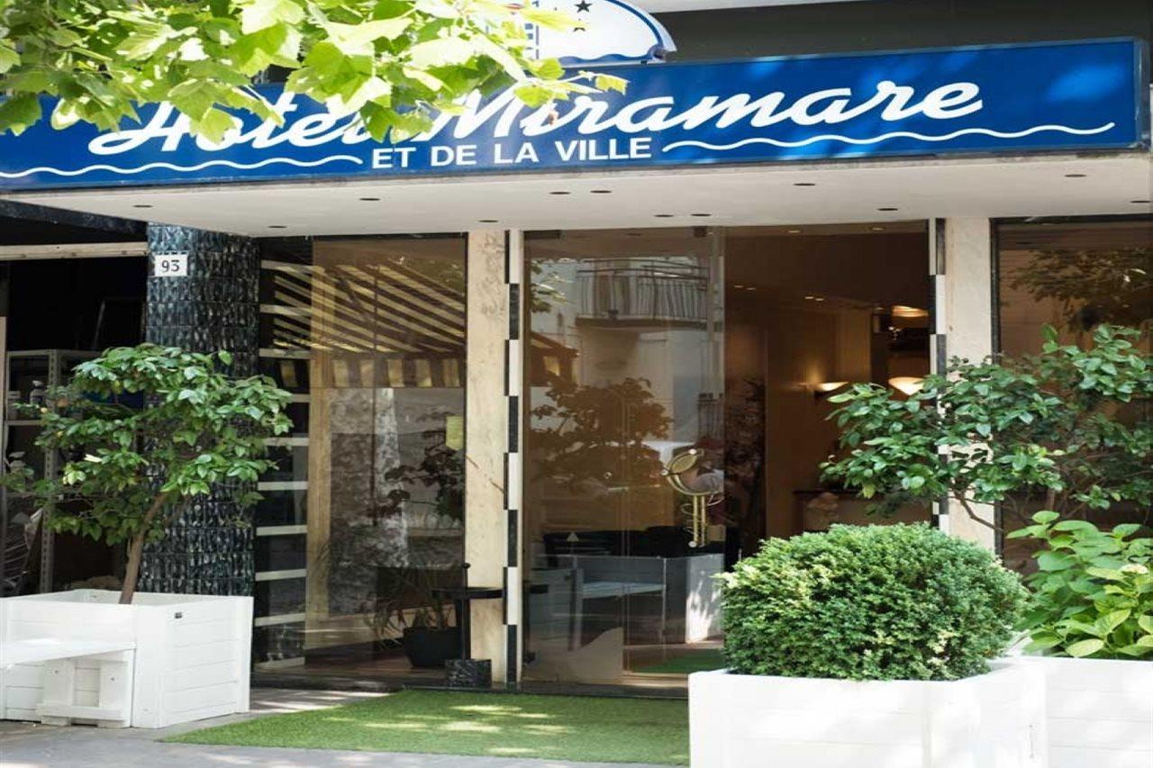 Hotel Miramare Et De La Ville Римини Экстерьер фото