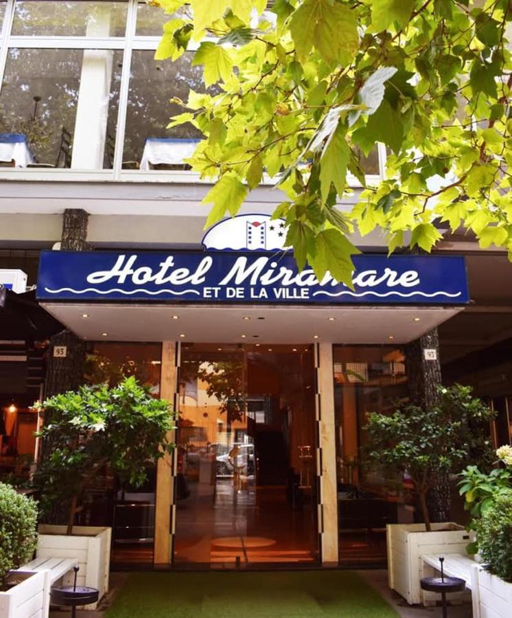 Hotel Miramare Et De La Ville Римини Экстерьер фото